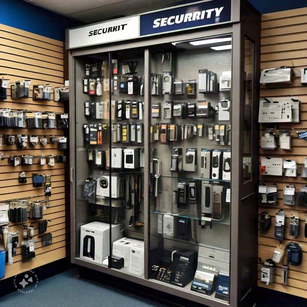 Security with Shop-Fitting Display Cabinets